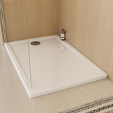 Cascade VitrA white ceramic shower tray
